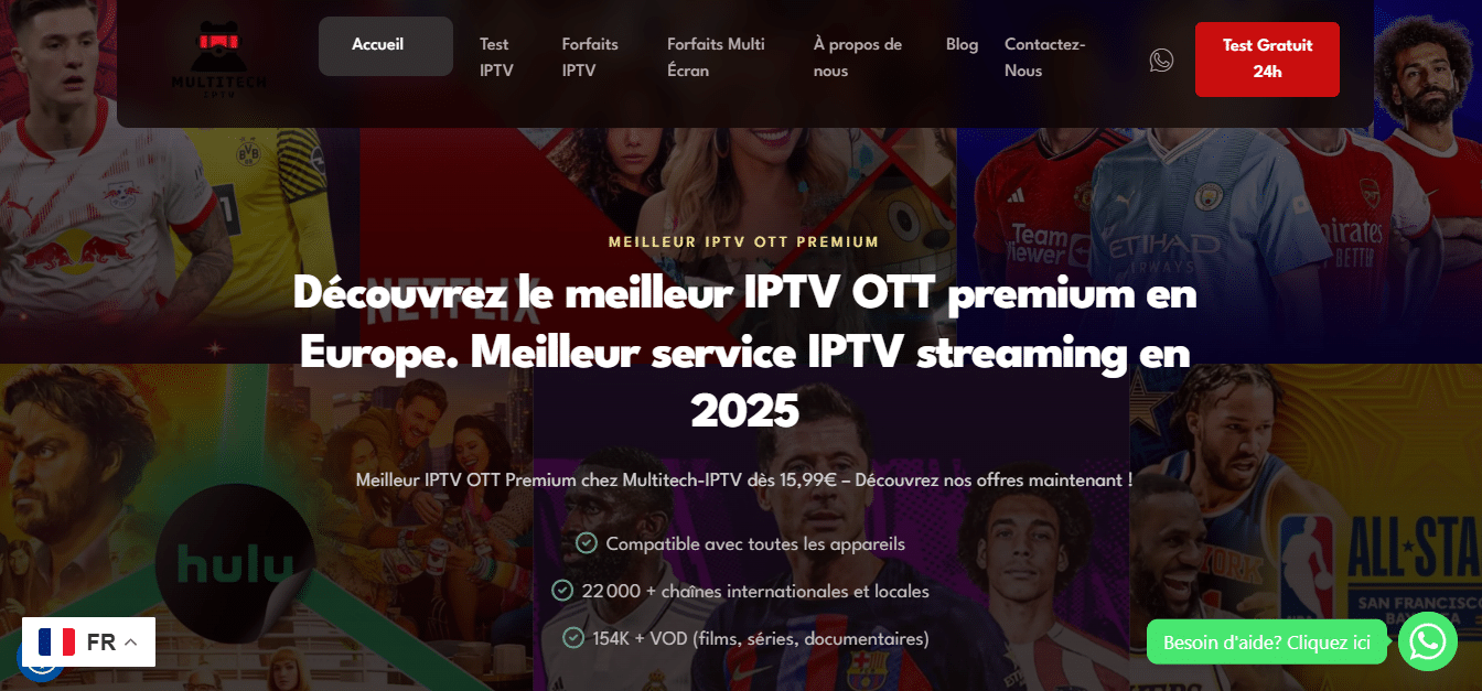 Multitech IPTV meilleur abonnement iptv ott en france