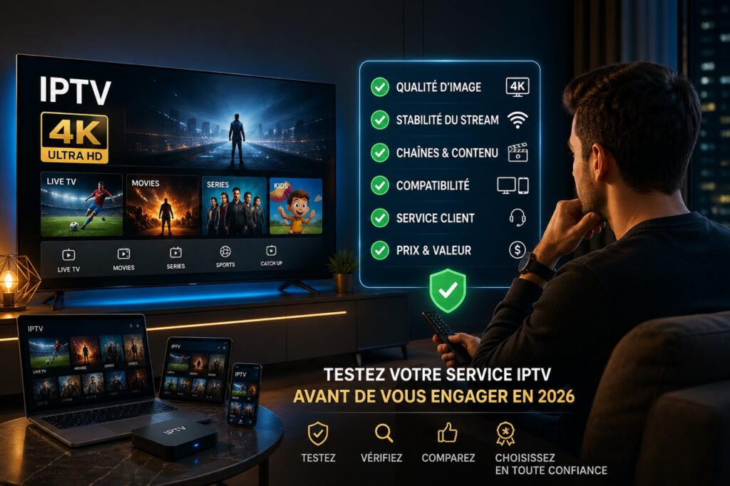 checklist test iptv avant de commencer