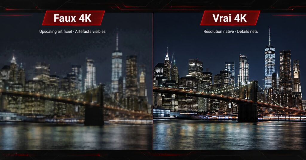 Test IPTV 4K UHD 2026 — comment vérifier la qualité Ultra HD avant d'acheter un abonnement IPTV