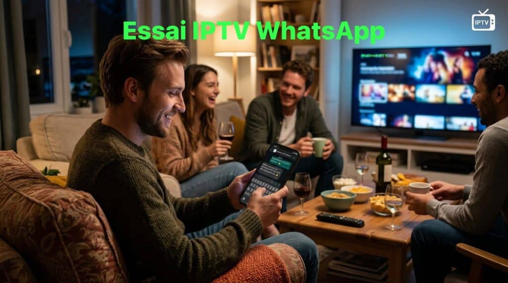 Essai IPTV gratuit par WhatsApp — activation immédiate en 5 minutes